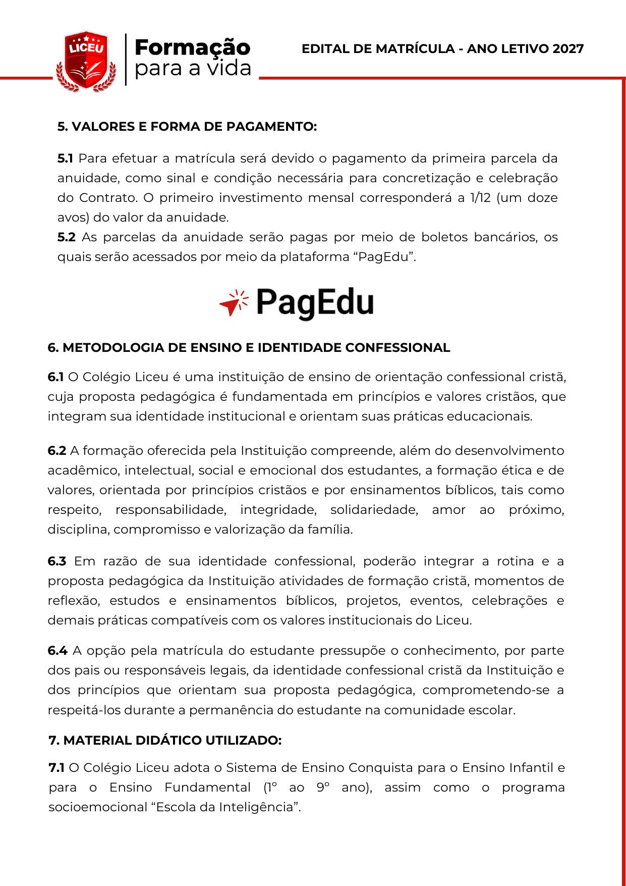 Edital de Matrícula 2027 - Página 4