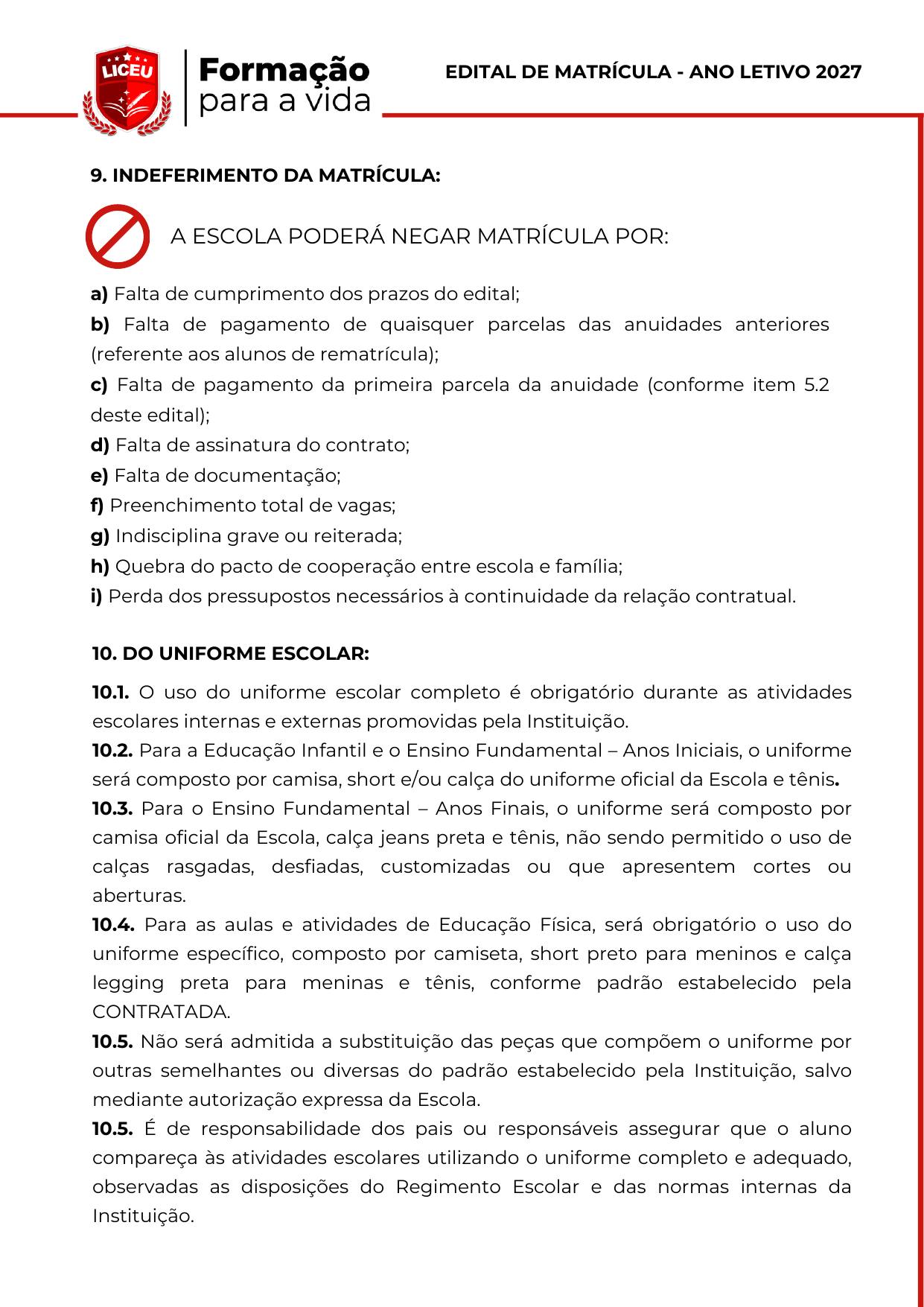 Edital de Matrícula 2027 - Página 6
