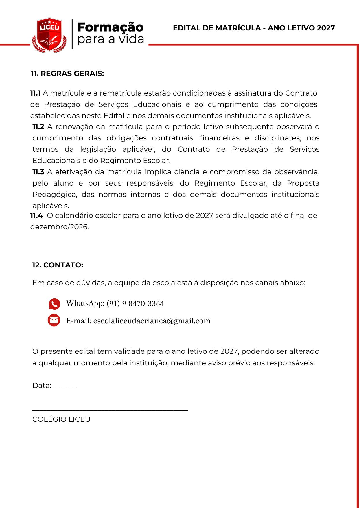 Edital de Matrícula 2027 - Página 7